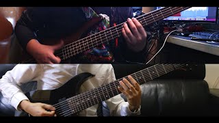 Monuments  Origin of Escape Guitar Bass Dual Cover [upl. by Mccartan]