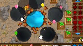 Bloons TD 5  Tar Pits  Mastery Hard  Tutorial 15 [upl. by Amalee]