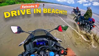 Mahe to Muzhapilangad Drive in Beach Ride  Ep 5  Travel Vlog in Malayalam r15m himalayan vlog [upl. by Lleryt]