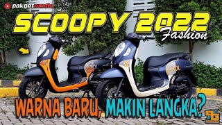 KOMPLIT REVIEW HONDA SCOOPY FASHION WARNA TERBARU 2022 MAKIN CAKEP [upl. by Rahm838]