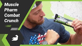 MusclePharm® Combat Crunch Protein Bar Review — Are They Too Chewy [upl. by Laenahtan]