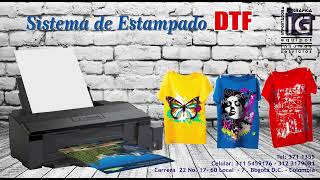 Sistema de estampado DTF [upl. by Ahsiner974]