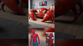 superheroes but crab sofa 😱💥 Marvel amp DCAll Characters marvel avengersshortsrobot [upl. by Siravart]