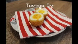 Tamago Fry  Ovo Cozido e Frito [upl. by Rabelais456]