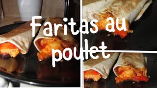 Faritas au poulet  galette espagnol  recette simple au poulet [upl. by Nyrmak]