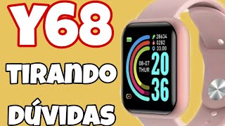 Y68 SMARTWATCH TIRANDO DÚVIDAS QUAL É A SUA [upl. by Alraep]