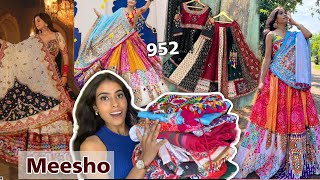 MEESHO Lehenga Haul Meesho Chaniya Choli Haul chaniya choli starting 958 Meesho designer lehenga [upl. by Eveline]