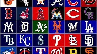 My Rankings Of All 30 MLB Teams Logos [upl. by Retsev573]