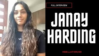 Bellator 259  Janay Harding on Leah McCourt Karate Background Womens Featherweight Division [upl. by Nnylirehs731]