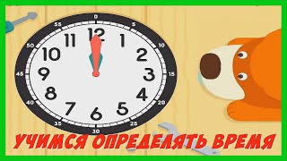 УЧИМ ВРЕМЯ И ЧАСЫ ⏰ Учимся понимать время по часам  Развивающее видео для детей [upl. by Gayle]