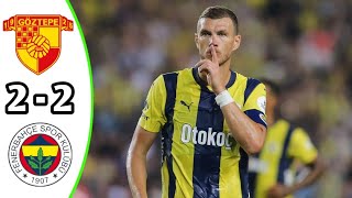 Goztepe vs Fenerbahce 22 Mac Özeti  Turkiye Super Lig 2024 eFootball Game Play [upl. by Nauqad70]