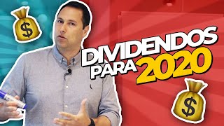 Investindo em AÇÕES que pagam DIVIDENDOS para 2020 [upl. by Sajet]