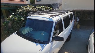 DIY Astro Van Unistrut Roof Rack Explained [upl. by Tobe839]