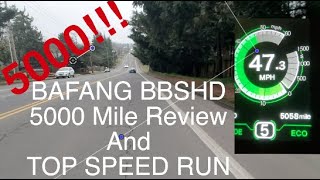 Bafang BBSDH 5000 Mile EBike Review and Top Speed Run [upl. by Dhumma690]