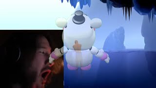 Helpy watches mark suffer and starts dancing [upl. by Atnohsal807]