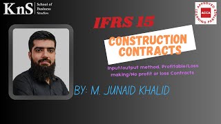 quotMastering IFRS 15 Revenue Recognition in Construction Contracts Part 2quot by M Junaid Khalid [upl. by Disharoon]