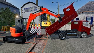 FS22  Map Geiselsberg TP 014🚧👷🏽  Public Work  Forestry Farming and Construction  4K [upl. by Cadell]