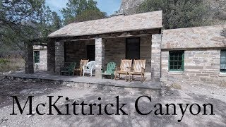 McKittrick Canyon Hike to Pratt Cabin Gaudalupe Mountains National Park [upl. by Alathia622]