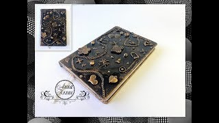 DIY📚БЛОКНОТ В ТЕХНИКЕ СТИМПАНК СВОИМИ РУКАМИ📚Декор блокнота пошаговый мастер класс📚 [upl. by Inman]