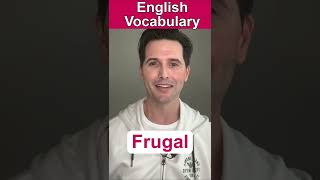 Frugal  English Vocabulary Lesson [upl. by Ainadi]