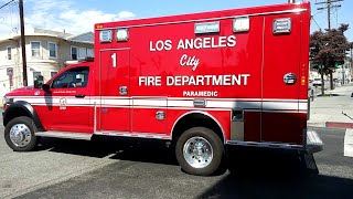 LAFD Rescue 1 Responding [upl. by Floro]