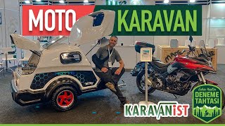 Motosiklet Karavan Olur Mu 2023 Karavanist Fuarı Turtoy Standı [upl. by Sielen]