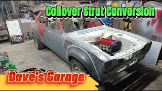 Ford Escort MK1 Restoration Project coilover strut conversion [upl. by Brien792]