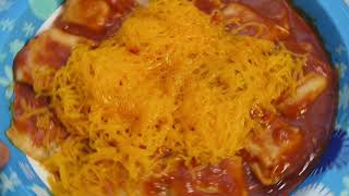 eat Canned Cheese Ravioli with lots of extra Shredded Cheese [upl. by Hadwin]