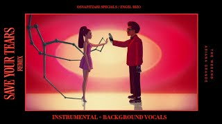 The Weeknd feat Ariana Grande  Save Your Tears Remix Official Instrumental  BGV [upl. by Llenrac89]