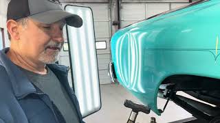 Paintless Dent Repair On A Beautiful Studebaker [upl. by Allenrac]