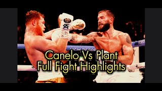 Canelo Alvarez Vs Caleb Plant Full Fight Highlights [upl. by Hnahym744]