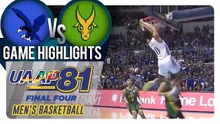 UAAP 81 MB ADMU vs FEU  Game Highlights  November 25 2018 [upl. by Nnylrefinnej]