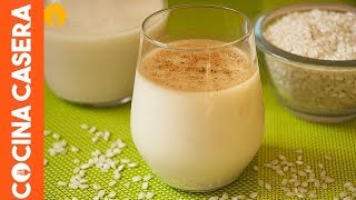 Horchata casera de Arroz [upl. by Eleon]