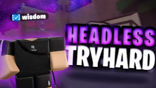 Raiding As A HEADLESS TRYHARD In Da Hood  Keyboard ASMR THEY ALL LOGGED 😭 [upl. by Ellerehc]