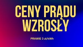 Wróciły chwilowe bardzo wysokie ceny prądu Czy to początek zapaści energetycznej [upl. by Rust]