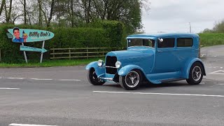 American cars leaving UK car meet Billy Bobs UK READ DESC [upl. by Dorey366]