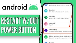 How to Restart Phone without Power Button 2024 [upl. by Eniksre443]