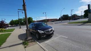 Downtown Manistique Michigan Walk [upl. by Eelir]