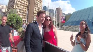 Inside Festival TV 2015  Grey Damon et Gethin Anthony sur le tapis rouge [upl. by Ahearn616]