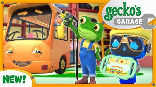 Blues Back To School Blues  Brand New Geckos Garage Season 7  Truck Cartoons For Children [upl. by Silrac]