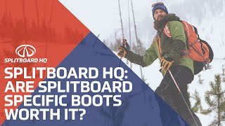 Splitboard Specific Boot Review Are they worth it [upl. by Norvun400]