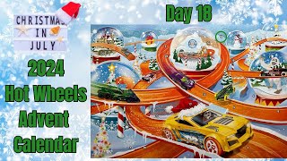 Day 18  2024 Hot Wheels Advent Calendar christmasinjuly adventcalendarunboxing amazonfinds [upl. by Enelram843]