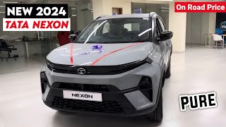 New Tata Nexon Pure 2024 Model  2024 Nexon Base Model  Tata Nexon 2024 New Model [upl. by Kwan]