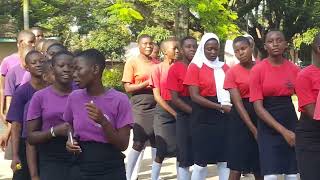 S4 Biology class of Manjasi HS Tororo sensitizing the community of HIVAIDS [upl. by Cobb419]