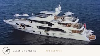 Benetti  Classic Supreme 132  BS001 MY Petrus II [upl. by Acinad]