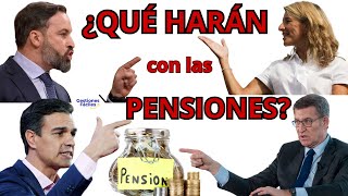 😜👿PENSIONES ¿Que haran PP VOX PSOE y SUMAR con los Pensionistas🔔 Subida Revalorizacion etoro [upl. by Giark]