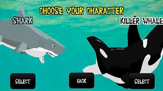 Shark Fights Killer Whale  Shark VS Killer Whale android gameplay [upl. by Amary]