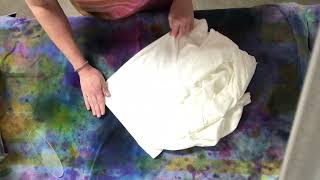 How to fold a Shibori flower [upl. by Rosalia]