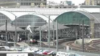 Kylchap magic 60163 TORNADO The Elizabethan setting off from Newcastle Central Station 25 july 2012 [upl. by Domineca]