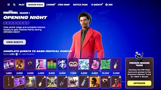 New FREE Fortnite x The Weeknd Season Pass [upl. by Bohlen]